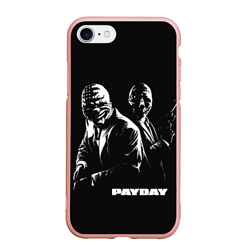 Чехол iPhone 7/8 матовый Payday / 3D-Светло-розовый – фото 1