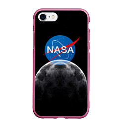 Чехол iPhone 7/8 матовый NASA: Moon Rise