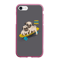 Чехол iPhone 7/8 матовый Street Skate Pups