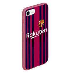 Чехол iPhone 7/8 матовый FC Barcelona: Rakuten, цвет: 3D-малиновый — фото 2