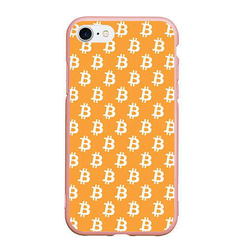 Чехол iPhone 7/8 матовый BTC Pattern / 3D-Светло-розовый – фото 1