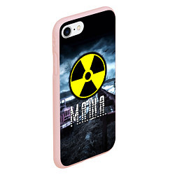 Чехол iPhone 7/8 матовый STALKER - МАША, цвет: 3D-светло-розовый — фото 2