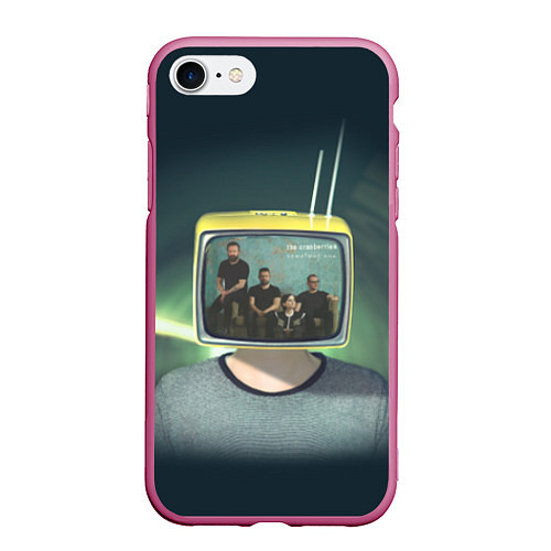 Чехол iPhone 7/8 матовый The Cranberries TV / 3D-Малиновый – фото 1