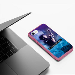 Чехол iPhone 7/8 матовый The Cranberries, цвет: 3D-малиновый — фото 2