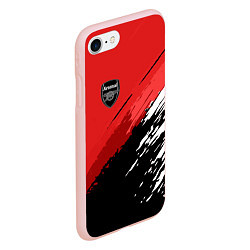 Чехол iPhone 7/8 матовый FC Arsenal: Original, цвет: 3D-светло-розовый — фото 2