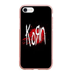 Чехол iPhone 7/8 матовый Korn: Blood