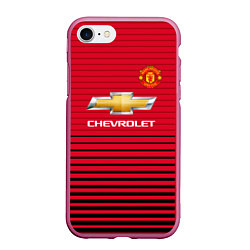 Чехол iPhone 7/8 матовый FC Manchester United: Away 18/19