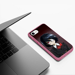 Чехол iPhone 7/8 матовый Mei Misaki, цвет: 3D-малиновый — фото 2