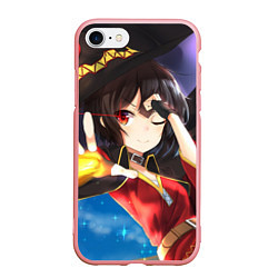 Чехол iPhone 7/8 матовый Megumin, цвет: 3D-баблгам