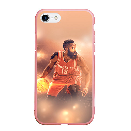 Чехол iPhone 7/8 матовый NBA Rockets 13 / 3D-Баблгам – фото 1