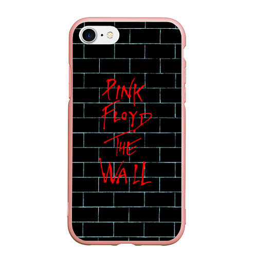Чехол iPhone 7/8 матовый Pink Floyd: The Wall / 3D-Светло-розовый – фото 1