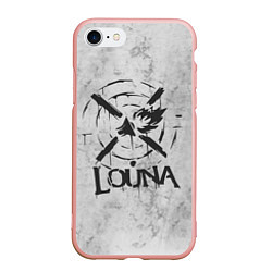 Чехол iPhone 7/8 матовый Louna: Сделай громче, цвет: 3D-светло-розовый