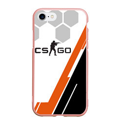 Чехол iPhone 7/8 матовый CS:GO Sport Series, цвет: 3D-светло-розовый