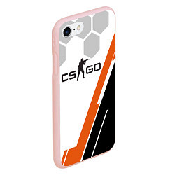 Чехол iPhone 7/8 матовый CS:GO Sport Series, цвет: 3D-светло-розовый — фото 2