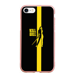 Чехол iPhone 7/8 матовый Kill Bill, цвет: 3D-светло-розовый