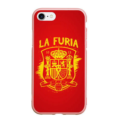 Чехол iPhone 7/8 матовый La Furia / 3D-Светло-розовый – фото 1