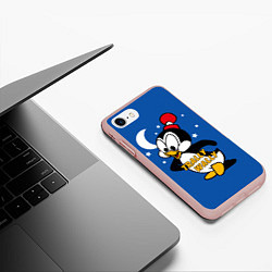 Чехол iPhone 7/8 матовый Trally Wally, цвет: 3D-светло-розовый — фото 2