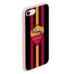 Чехол iPhone 7/8 матовый FC Roma 1927, цвет: 3D-светло-розовый — фото 2