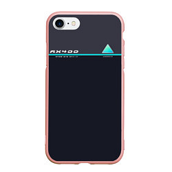 Чехол iPhone 7/8 матовый Detroit: AX400, цвет: 3D-светло-розовый