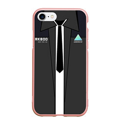 Чехол iPhone 7/8 матовый Conor RK800, цвет: 3D-светло-розовый