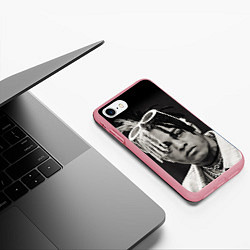 Чехол iPhone 7/8 матовый XXXTentacion, цвет: 3D-баблгам — фото 2