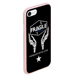 Чехол iPhone 7/8 матовый Death Stranding: Fragile Express, цвет: 3D-светло-розовый — фото 2