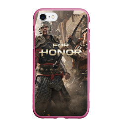 Чехол iPhone 7/8 матовый For Honor, цвет: 3D-малиновый