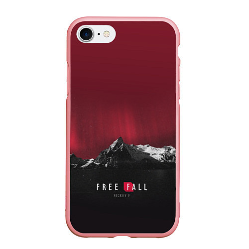 Чехол iPhone 7/8 матовый Free Fall / 3D-Баблгам – фото 1