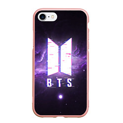 Чехол iPhone 7/8 матовый BTS: Violet Space