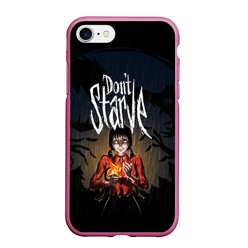 Чехол iPhone 7/8 матовый Willow Halloween / 3D-Малиновый – фото 1