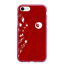 Чехол iPhone 7/8 матовый Godzilla: Red Japan