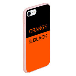 Чехол iPhone 7/8 матовый Orange Is the New Black, цвет: 3D-светло-розовый — фото 2