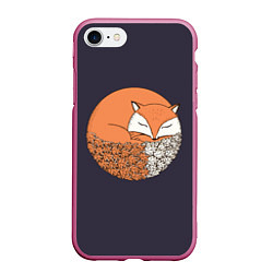 Чехол iPhone 7/8 матовый Осенняя лисичка