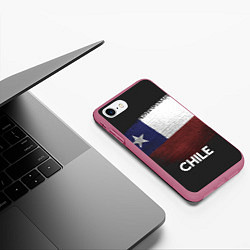 Чехол iPhone 7/8 матовый Chile Style, цвет: 3D-малиновый — фото 2