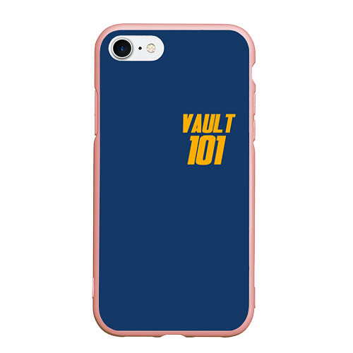 Чехол iPhone 7/8 матовый VAULT 101 / 3D-Светло-розовый – фото 1