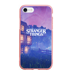 Чехол iPhone 7/8 матовый Stranger Things: Magic House, цвет: 3D-баблгам