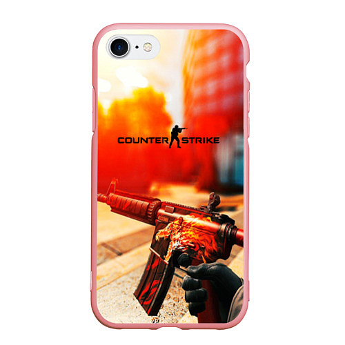 Чехол iPhone 7/8 матовый Counter Strike: Dragon M16 / 3D-Баблгам – фото 1