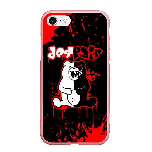 Чехол iPhone 7/8 матовый MONOKUMA Despair / 3D-Баблгам – фото 1