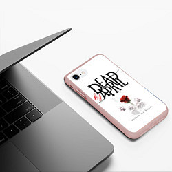 Чехол iPhone 7/8 матовый Dead by April, цвет: 3D-светло-розовый — фото 2
