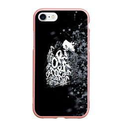 Чехол iPhone 7/8 матовый JoJo, цвет: 3D-светло-розовый