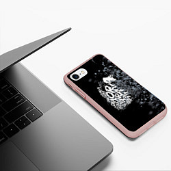 Чехол iPhone 7/8 матовый JoJo, цвет: 3D-светло-розовый — фото 2