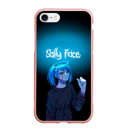 Чехол iPhone 7/8 матовый Sally Face / 3D-Светло-розовый – фото 1