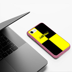 Чехол iPhone 7/8 матовый Testing ASAP Rocky, цвет: 3D-малиновый — фото 2