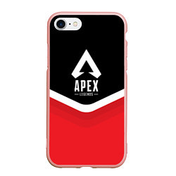 Чехол iPhone 7/8 матовый Apex Legends: Uniform, цвет: 3D-светло-розовый