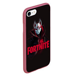 Чехол iPhone 7/8 матовый Fortnite, цвет: 3D-малиновый — фото 2