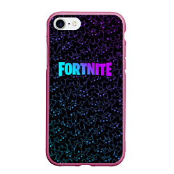 Чехол iPhone 7/8 матовый MARSHMELLO x FORTNITE, цвет: 3D-малиновый