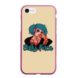 Чехол iPhone 7/8 матовый Sally Face: Kid Girl, цвет: 3D-малиновый