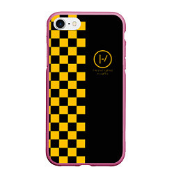 Чехол iPhone 7/8 матовый 21 Pilots: Yellow Grid