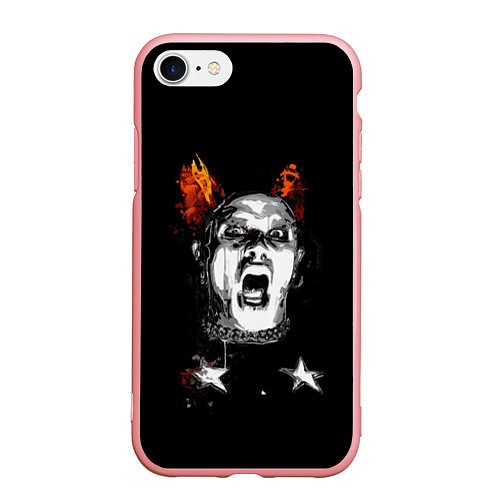 Чехол iPhone 7/8 матовый The Prodigy: Keith Flint / 3D-Баблгам – фото 1