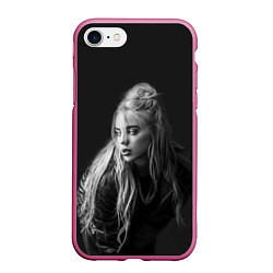 Чехол iPhone 7/8 матовый Billie Eilish: Black Fashion